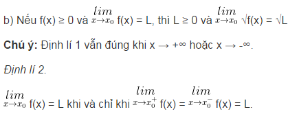 Lý thuyết về giới hạn của hàm số-4