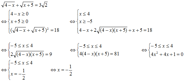 4 phương pháp giải phương trình vô tỷ - Trung tâm Gia sư Hà Nội-3