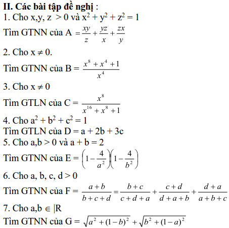 Sử dụng biểu thức phụ để tìm để tìm GTLN, GTNN-3