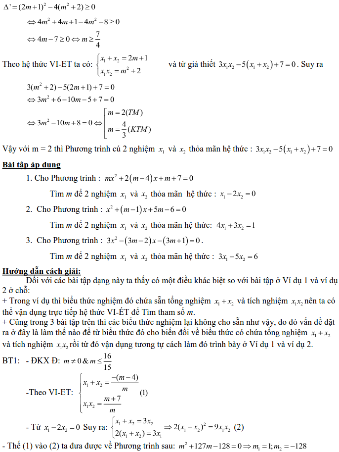 Dạng 3: Phương trình và hệ phương trình-12