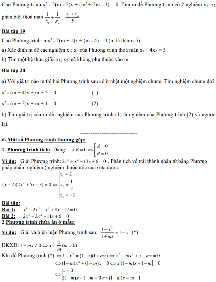 Dạng 3: Phương trình và hệ phương trình-18