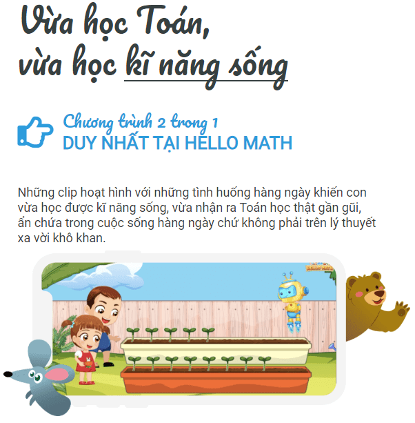 Giáo dục sớm cho trẻ từ 3 đến 7 tuổi qua ứng dụng Hello Math - Toán Singapore qua hoạt hình-1